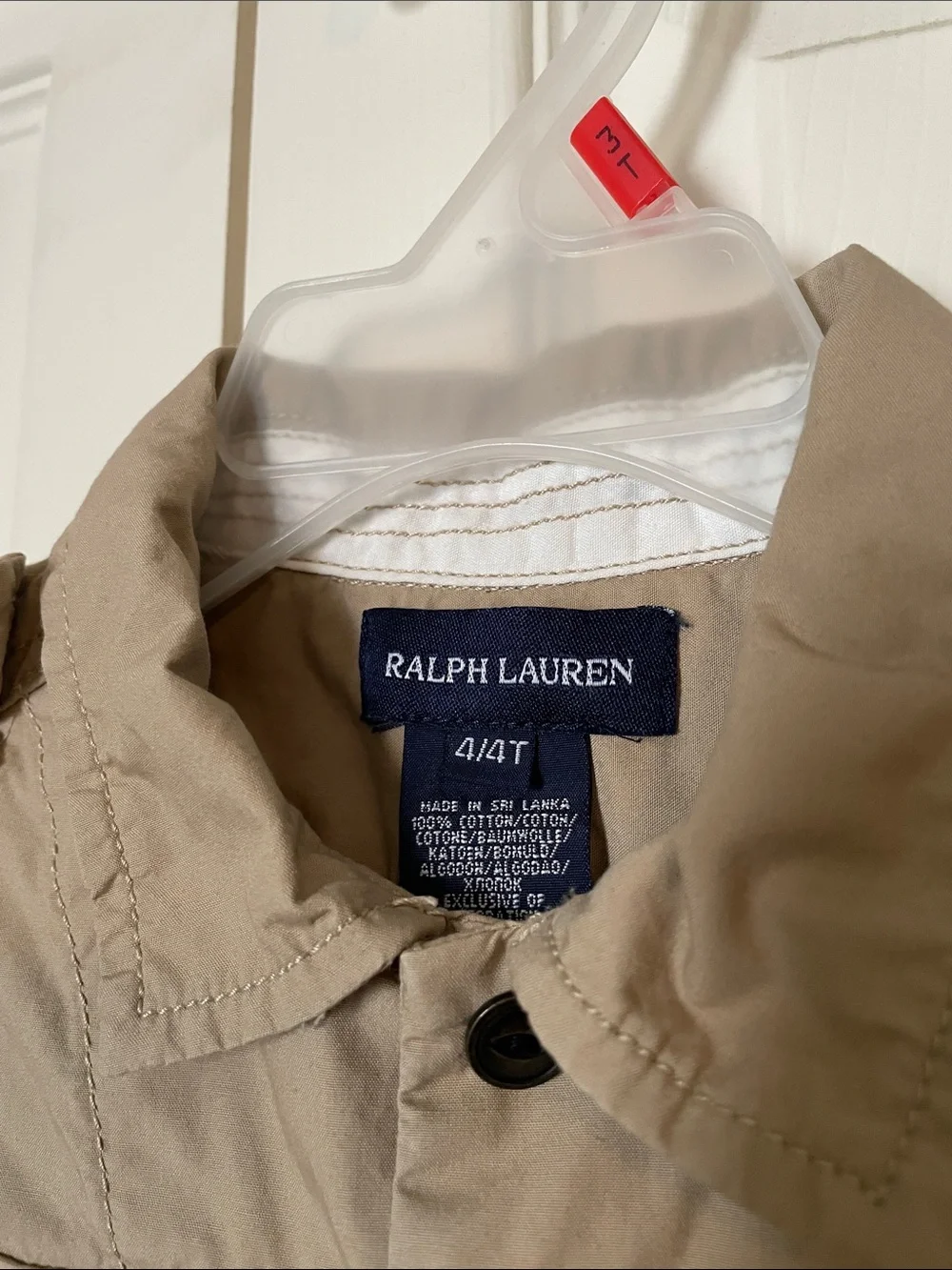 Toddler Girls’ Ralph Lauren Button-Front Belted Trench Dress